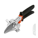 1 x RAW Customer Returns FLORA GUARD mitre shears, versatile trunking shears for cutting softwood, plastic, PVC - adjustable from 45 to 135 degrees, including 1 replacement blade - RRP €25.2