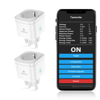 1 x RAW Customer Returns Tasmota socket with electricity meter, EIGHTREE Alexa WLAN smart socket, Smart Home, ESP8685 with Home Assistant, MQTT, Domoticz, OpenHAB, ioBroker, 16A, only 2.4GHz WLAN, 2pcs - RRP €25.2