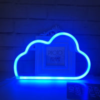 1 x RAW Customer Returns Cute Blue Cloud Neon Light for Kids Gift, LED Cloud Sign Decor Light, Marquee Sign Wall Decoration for Christmas, Birthday, Living Room, Wedding Party - RRP €13.98