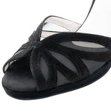 1 x RAW Customer Returns Anna Kern ladies dance shoes 930-80 - Colour Black - Size UK 4.5 - RRP €119.95