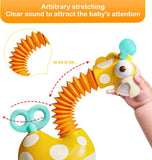 2 x Brand New Goorder Montessori toy for baby, sensory toy from 1 year, silicone pull cord activity toy, fine motor skills baby toy, learning toy for toddlers 12-18 months, boys and girls - RRP €38.4