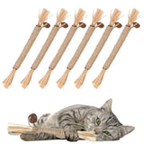 17 x Brand New Cat Molar Stick, Cat Teeth Care Sticks, Wooden Catnip Sticks, 6 Pieces Chewing Sticks for Cats, Catnip Toy, for Dental Care Practice for Cats, Butyeak - RRP €306.0