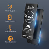 1 x RAW Customer Returns  4800mAh Battery for iPhone XR, LCLEBM New 0 Cycle Replacement Compatible with iPhone XR with Higher Capacity with Complete Repair Tools - RRP €31.25