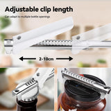 4 x Brand New Effortless Arthritis Jar Opener, 2024 New Bottle Opener, Can Opener Manual Lid Opener, Non-Slip Adjustable Bottle Opener, Multifunctional Lid Opener for Seniors Weak Hands White  - RRP €36.24