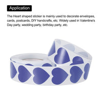 1 x Brand New sourcing map 1000pcs Heart Shaped Stickers 1 Inch Self Adhesive Love Stickers Label Heart Decorations for Envelope Valentine s Day Wedding Party Navy Blue - RRP €10.76