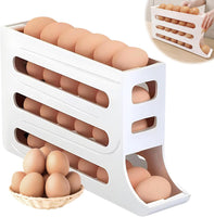 1 x RAW Customer Returns Koqit 30 Eggs Egg Holder Refrigerator Egg Holder Refrigerator Egg Container 4 Animal Automatic Refrigerator Container - RRP €22.8