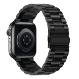 1 x RAW Customer Returns Tasikar Bracelet Compatible with Apple Watch Bracelet 49mm 45mm 44mm 42mm Premium Stainless Steel Metal Replacement Bracelet Compatible with Apple Watch SE 2 SE Series 9 8 7 6 5 4 3 2 1 Black  - RRP €24.19