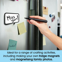 2 x RAW Customer Returns The Magnet Shop TMS A4 Magnetic Sheets - Craft Magnets, 0.5mm Flexible Magnetic Sheets for Cutting, Fridge Art Files for Kitchen Pack of 10  - RRP €36.38