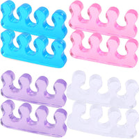 8 x Brand New Toe separator, silicone pedicure spacer for feet nail polish crooked toes washable - RRP €80.56