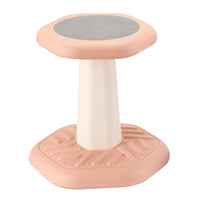 2 x Brand New E-Solem Kids Wobble Stool, Flexible Seating for Preschool Elementary Classrooms, Improves Focus, Posture ADHD ADD, Active Desk Chairs, Active Core Engagement Wobble Stool, Ages 3-8, Pink - RRP €60.0