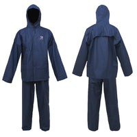 1 x RAW Customer Returns ZOEGO Ultra-Lite Rain Suit for Men Women Waterproof Raincoat with Pants 2 Pieces Rainwear Navy,M  - RRP €27.99