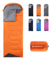 1 x RAW Customer Returns Sleeping Bags for Adults Backpacking - Ultralight, Lightweight and Waterproof Sleeping Bags for Women Men and Teens for Warm Camping, Hiking, Outdoor, Travel, Hunting Gray  - RRP €40.33