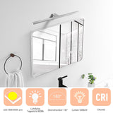 6 x RAW Customer Returns Hommie LED mirror light bathroom, 60CM mirror light with switch 15W 1200Lm 4000K neutral white mirror lamp bathroom 230V, mirror lamps mirror bathroom cabinet, IP44 waterproof bathroom mirror light - RRP €245.94