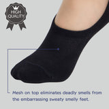 1 x RAW Customer Returns  MD 6 Pairs Men s Invisible Sneaker Socks Ankle Socks Viscose Socks Non-Slip Liner Short Socks 3Black3White10-13 - RRP €19.44