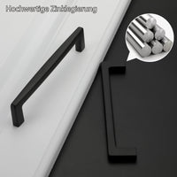 1 x RAW Customer Returns LONTAN 10 pieces handles black cabinet handles black 128 mm handles for kitchen cabinets kitchen handles black matt furniture handles zinc alloy cabinet handles handles furniture door handles kitchen - RRP €28.99