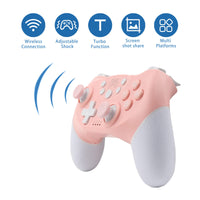 1 x RAW Customer Returns RALAN Upgraded Wireless Pro Controller Compatible with Switch OLED lite, with programmable function, wake-up, gyro axis, turbo, dual vibration - RRP €23.3