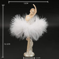 1 x RAW Customer Returns Hztyyier Dancing Ballet Girl Figurine, Dancing Ballerina Figurine Mini Decporation Figure Ornaments for Home Office Desk Decor 3  - RRP €26.69