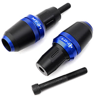 1 x RAW Customer Returns Frame Sliders Anti-Fall Frame Protectors for MT07 2021 2022 2023 MT 07 2014-2020 FZ07 TRACER 700 GT protection motorcycle accessories Blue  - RRP €45.0