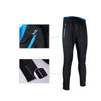 5 x RAW Customer Returns Gutbiker men s cycling trousers, long windproof sports trousers, reflective running trousers, cycling trousers, hiking trousers with fleece for outdoor sports, blue, 3XL - RRP €201.65