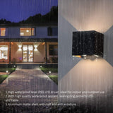 1 x RAW Customer Returns Klighten 12W outdoor lamp with motion detector, IP65, 3000K warm white wall light outside inside, adjustable light beam outdoor lamp with motion detector for hallway path, black - RRP €33.73