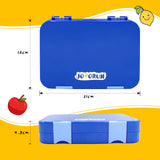 1 x RAW Customer Returns JOYORUN children s lunch box Bento box with 4 2 compartments, removable inner tray, BPA-free, microwave dishwasher safe, for kindergarten, school, excursions blue  - RRP €22.43