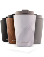 1 x RAW Customer Returns MAMEIDO thermal mug 350ml, 470ml 700ml - dense coffee mug to go made of stainless steel, double-walled insulated, leak-proof - coffee to go mug keeps you warm White Marble, 0.35l  - RRP €26.62