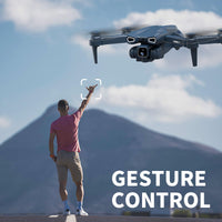 1 x RAW Customer Returns Drone with 1080P HD Camera, Foldable Drones with FPV WiFi Camera, RC Quadcopter for Beginners, 135 Motorized Adjustable Camera 2 Cameras Altitude Hold 2 Batteries - RRP €55.99