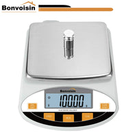 1 x RAW Customer Returns Bonvoisin 5000gx 0.01g High Precision Electronic Scale Laboratory Scale Digital Precision Analytical Scale Jewelry Scale Kitchen Scale Scientific Scale Laboratory Scale 10mg Readability - RRP €109.92