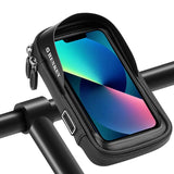 2 x Brand New shenkey Bike Motorcycle Phone Holder 360 Rotation, Cell Phone Holder, Handlebar Bag with Sensitive Touch Screen for Smartphones up to 7  - RRP €31.98