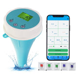 1 x RAW Customer Returns 6-in-1 Bluetooth Swimming Pool Water Tester EC Salinity pH ORP Temperature Chlorine Meter Wireless Floating Smart Pool Monitoring Water Tester for Swimming Pools and Swim Spas - RRP €74.9