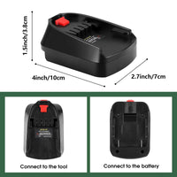 1 x RAW Customer Returns YSDZ Compatible with Bosch Multitool, BOSB18C Battery Adapter for Batteries 18V BAT609 BAT610 BAT618 BAT619 Convert to AL1810 AL1830 Battery, Portable Power Mount Converter Battery Adapter, For C Multitool - RRP €20.99