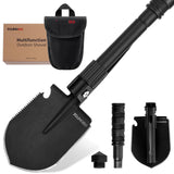 1 x RAW Customer Returns YOUNGDO Foldable Camping Shovel with 10 Functions Detachable Alloy Steel Shovel Easy to Carry Multifunctional with Carry Bag M-10F  - RRP €26.4