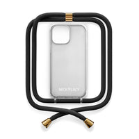 1 x RAW Customer Returns NECKLACY - The premium mobile phone chain for Apple iPhone 14 Pro in Elegant Black Transparent mobile phone case with high-quality cord for hanging around your neck - smartphone crossbody case - RRP €24.96