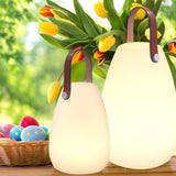 1 x RAW Customer Returns MALUX LED table lamp battery with remote control warm white 8 colors dimmable table lamp outdoor waterproof ideal decoration for your home and garden 2Packs Easter decoration small D silica gel, small  - RRP €37.87