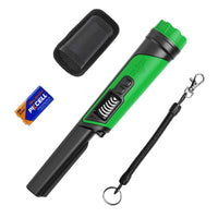 1 x RAW Customer Returns DR. TEK Pinpointer Metal Detector Small, IP68 Fully Waterproof Handheld Pin Pointer with Holster, LCD Screen, Interference Suppression Function, Higher Sensitivity, 3 Alarm Modes, Green - RRP €54.99