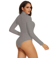 1 x RAW Customer Returns Joyshaper Women s Body Elegant shapewear bodysuit in winter gray XXL - RRP €24.0