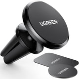 1 x RAW Customer Returns UGREEN Mobile Phone Holder Car Magnet Ventilation Magnetic Mobile Phone Holder Car 360 with 2 Metal Plates Magnet Car Mobile Phone Holder Compatible with iPhone 15 Pro Max Plus 14 13 Galaxy S23 Huawei etc. Smooth  - RRP €15.12