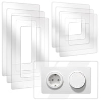 1 x RAW Customer Returns Beekeg 6 Pack Light Switch Protector, Light Switch Wall Protector, Socket and Light Switch Protector, Cover for Any Range of - RRP €21.6