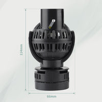 1 x RAW Customer Returns EXLECO Aquarium flow pump Wavemaker 4000L H 6W circulation pump magnet wave pump WAVE MAKER 360 swivel for 60 80cm fresh and salt water aquariums black - RRP €18.05