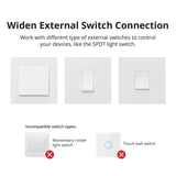 1 x RAW Customer Returns SONOFF ZBMINI ZigBee DIY Smart Switch, Connects with the Zigbee or SmartThings Hub to Control All Connected Devices via the SmartThing App, Zigbee Protocol, Zigbee Hub Required ZBMINI 4PCS  - RRP €45.89