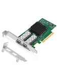 1 x RAW Customer Returns 10GB Dual LAN SFP PCI-e Network Card, Intel 82599 X520 Controller, NICGIGA 10Gbps Ethernet Adapter, 2 x 10Gbe SFP Port, 10G NIC Card, Supports Windows Windows Server Linux VMware - RRP €127.86