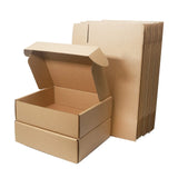 1 x RAW Customer Returns Small shipping boxes for postal shipping, 250x200x70mm shipping bags for goods shipment, brown packaging boxes for business, storage or gift box, made of corrugated cardboard 15 pieces  - RRP €27.99