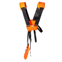 1 x RAW Customer Returns YUET Shoulder Strap Straps Double Shoulder Strap Grass Trimmer Cutter Lawn Mower Trimmer Shoulder Strap For Stihl FS Brush Cutter, Adjustable Adjustable Shoulder Strap for Brush Cutter, Orange - RRP €14.89