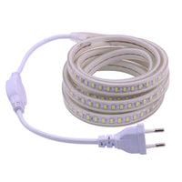 1 x RAW Customer Returns pcning 2M LED strip AC 220V 230V with EU plug, 5730 LED strip IP67 waterproof outdoor strip warm white warm white, 2.00  - RRP €23.18