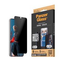 1 x RAW Customer Returns PanzerGlass Screen Protector with Privacy Function for Samsung Galaxy S24 - Protect your privacy the integrity of your device - RRP €39.95