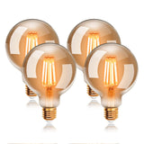 1 x RAW Customer Returns EXTRASTAR G80 Vintage LED Bulb 6W Pack of 4 - RRP €20.4