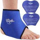 1 x RAW Customer Returns Hilph Cooling Sleeve Foot, Cooling Pads for Ankle and Foot, Cooling Sleeve Ankle, Hot Cold Compress Wrap Cool Pack for Ankle Sprain, Swelling, Plantar Fasciitis Blue - RRP €19.99