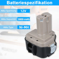 1 x RAW Customer Returns 2 pieces 1220 battery for Makita 12V 4800mAh NI-MH replacement tool battery for Makita 1233 1222 1220 1234 1235 1235B 1235F PA12 192696-2 192698-8 192698-A 193138-9 193157-5 - RRP €36.29