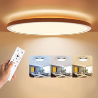 1 x RAW Customer Returns BLNAN LED ceiling light dimmable 24W, ceiling lamp with remote control, panel 3000K-6500K 2400lm for living room, bedroom, children s room, bathroom, modern round, ultra-slim white, 30x2.5cm - RRP €34.27