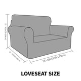 1 x RAW Customer Returns MAXIJIN Thick Velvet Sofa Covers 2 Seater Super Stretch Non-Slip Loveseat Covers for Living Room Dogs Cat Pet Plush Love Seat Couch Slipcovers Elastic Furniture Protector 2 Seater, White  - RRP €38.99